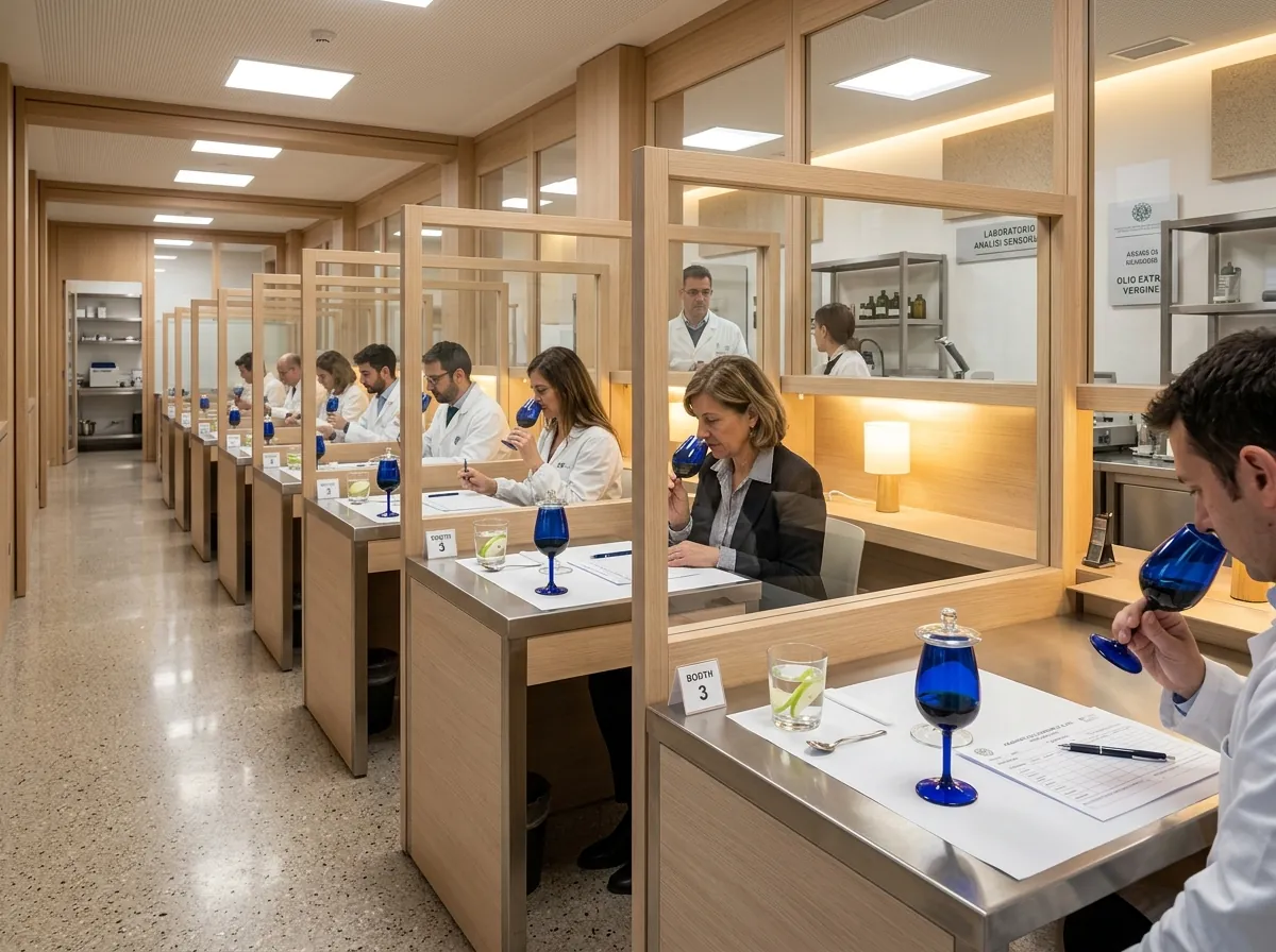 Laboratorio ufficiale di Panel Test con cabine di assaggio a norma COI